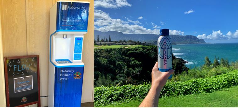 Princeville Makai Golf Club Says Aloha/Goodbye To Plastic Water Bottles