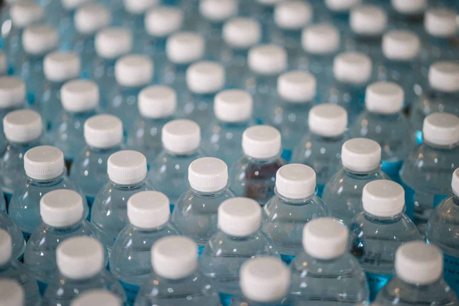 what chemicals are plastic water bottles made of