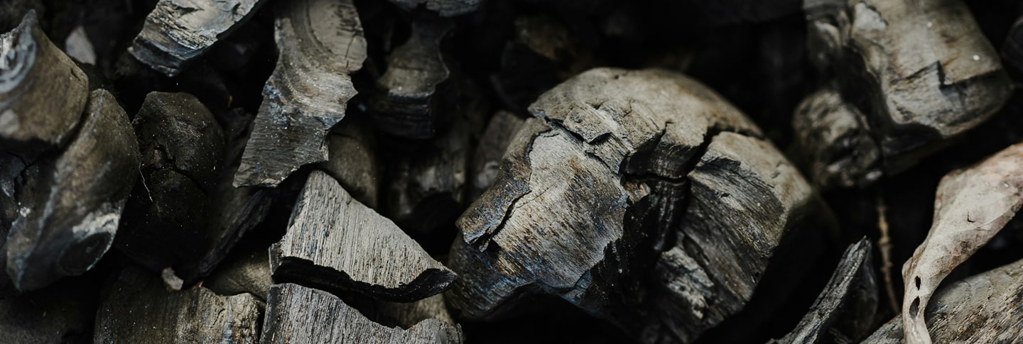 charcoal pieces background
