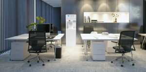 flowater essential refill station in an office