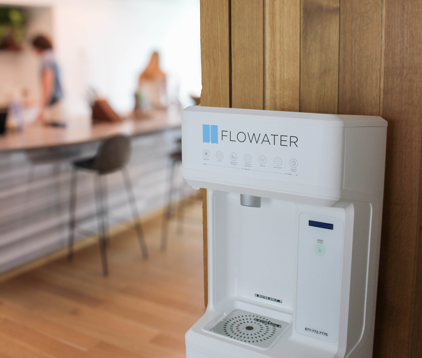 top view of flowater essential