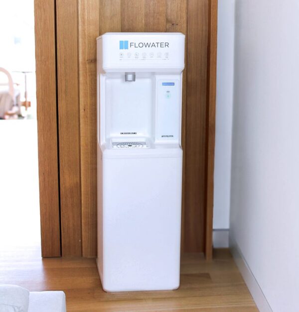 white flowater essential refill station